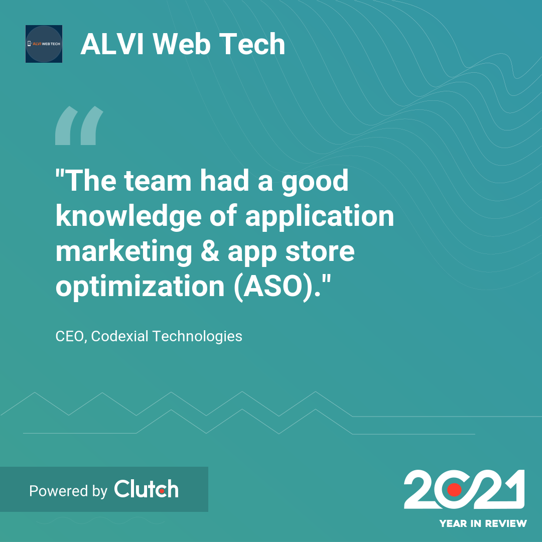 ALVI Web Tech Testimonial's 